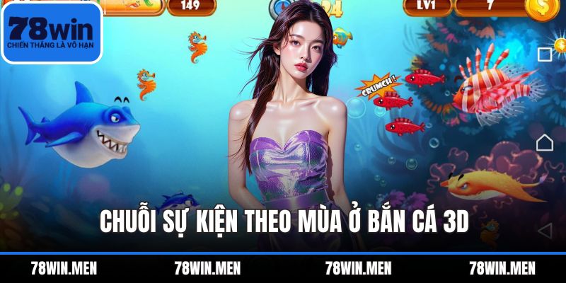 Chuỗi sự kiện theo mùa ở bắn cá 3D